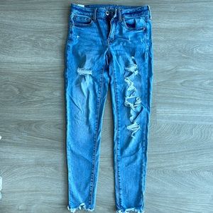 Womens American Eagle NE(X)T Level Stretch Jeans Size 6 Regular Like New